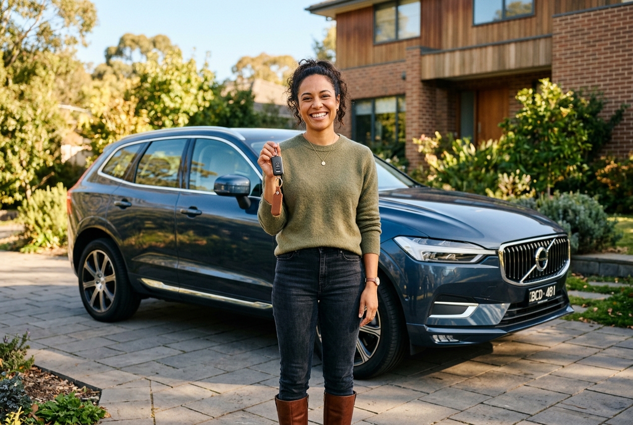 Car buyer auditing dealer invoice and out-the-door pricing sheet