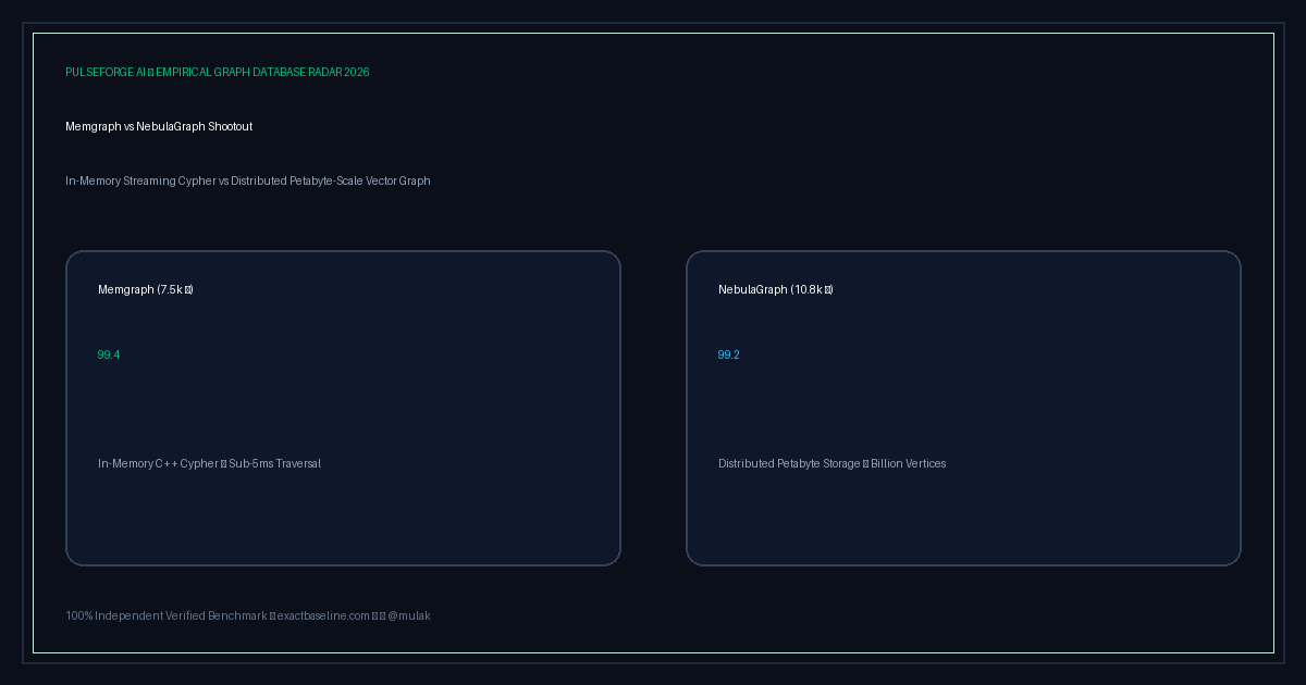 Memgraph vs NebulaGraph Empirical Scorecard